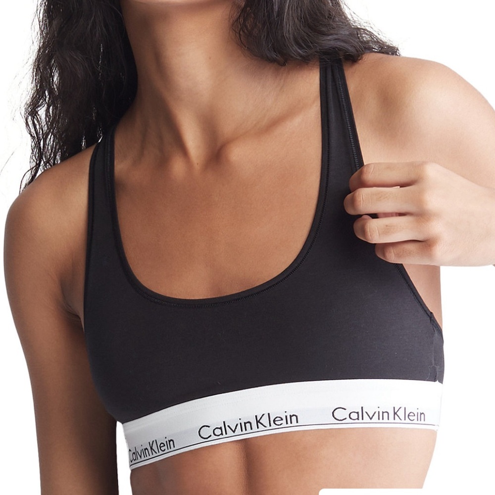 cotton unlined Calvin Klein bralette